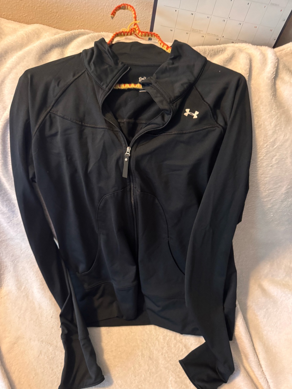 Under Armour Women’s Black Full-Zip Athletic Jacket